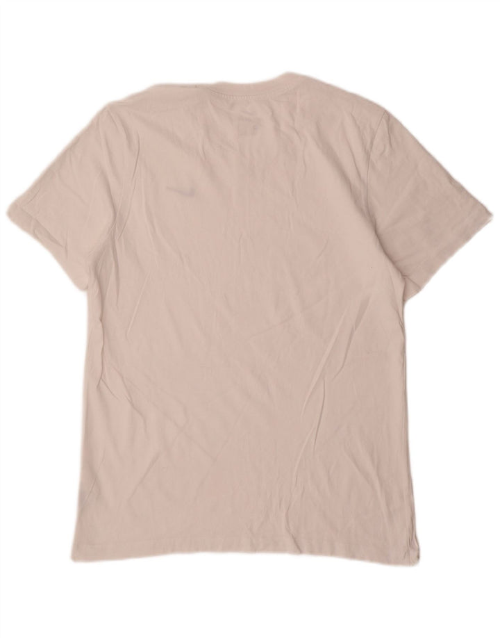 T-shirt męski Nike, średni, biały, bawełniany