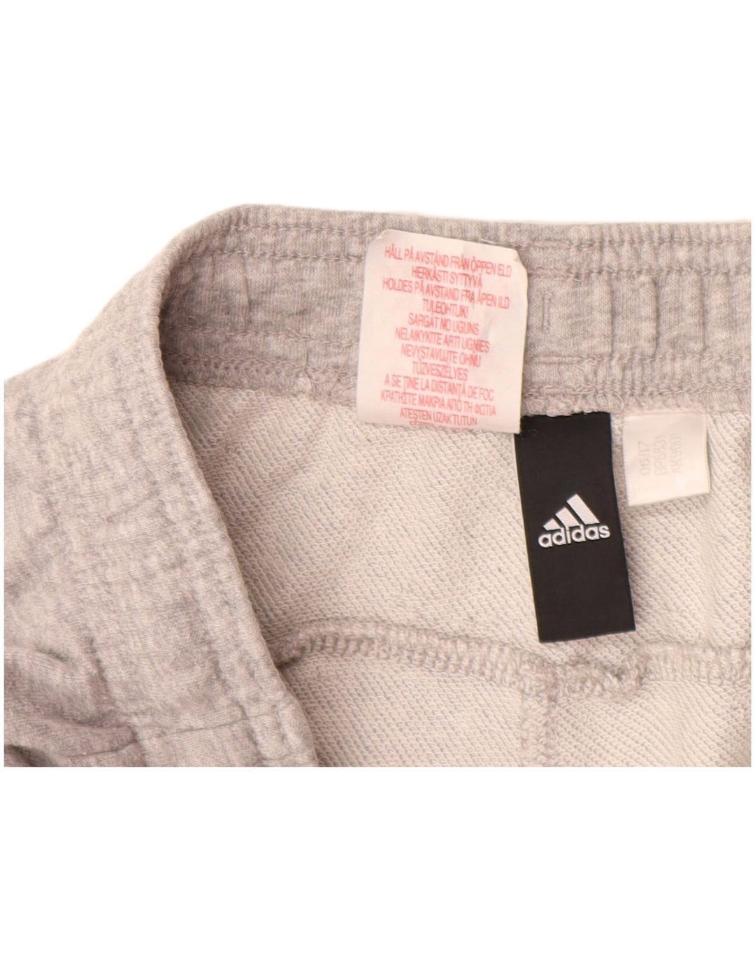 ADIDAS Womens Tracksuit Trousers Joggers UK 8 Small Grey