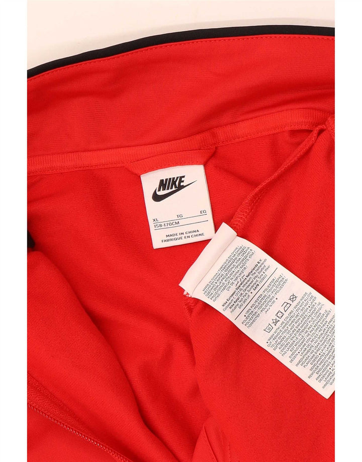 Chłopięca kurtka dresowa Nike 13-14 lat XL, czerwony, kolorowy poliester