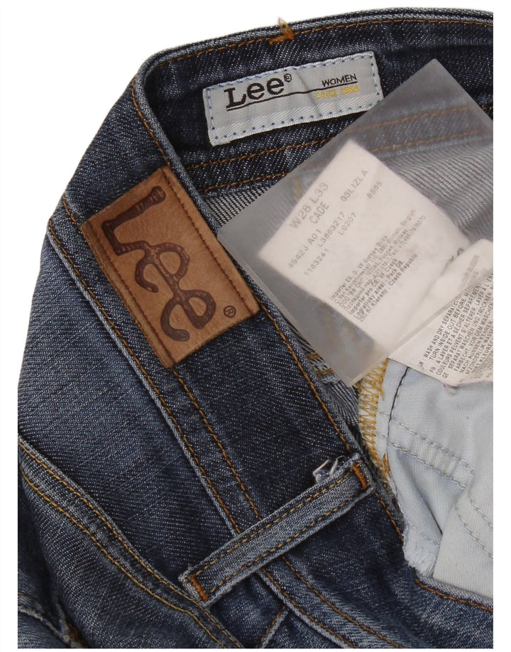 Damskie jeansy Lee Cade Bootcut W28 L29 Niebieskie bawełniane