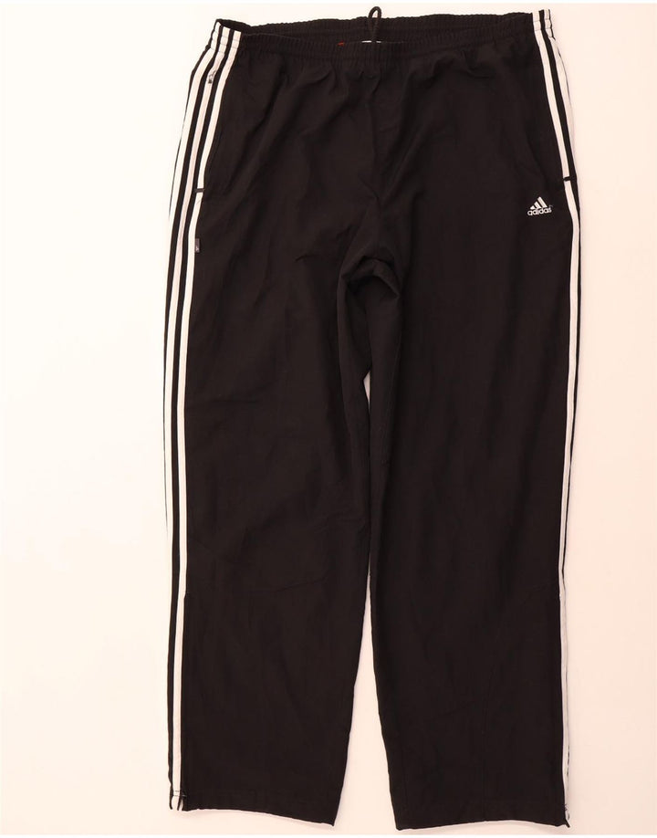 Męskie spodnie dresowe ADIDAS 2XL, czarny poliester