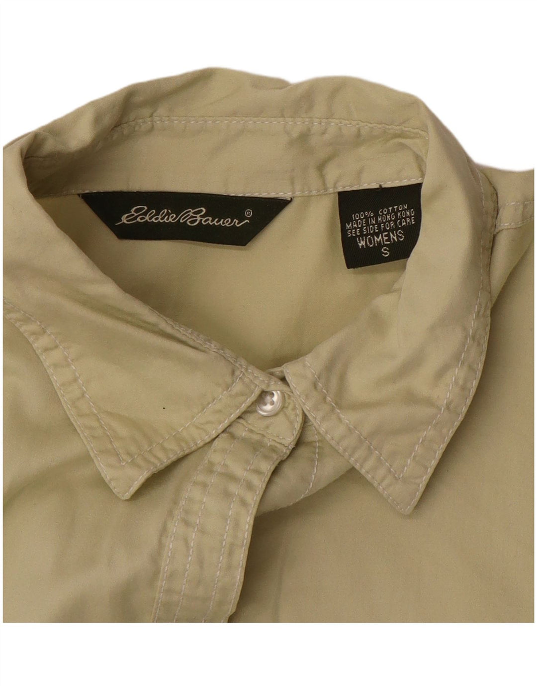 Koszula damska Eddie Bauer UK 10 Small, beżowa, bawełniana