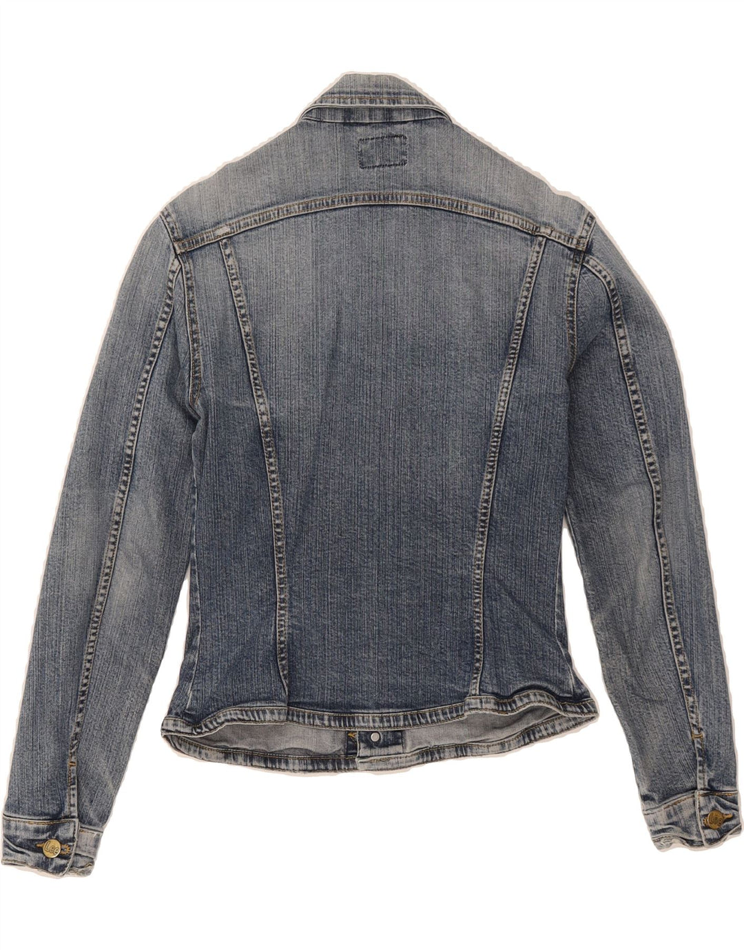 LEE Womens Denim Jacket UK 10 Small Blue Cotton Vintage Lee and Second-Hand Lee from Messina Hembry 