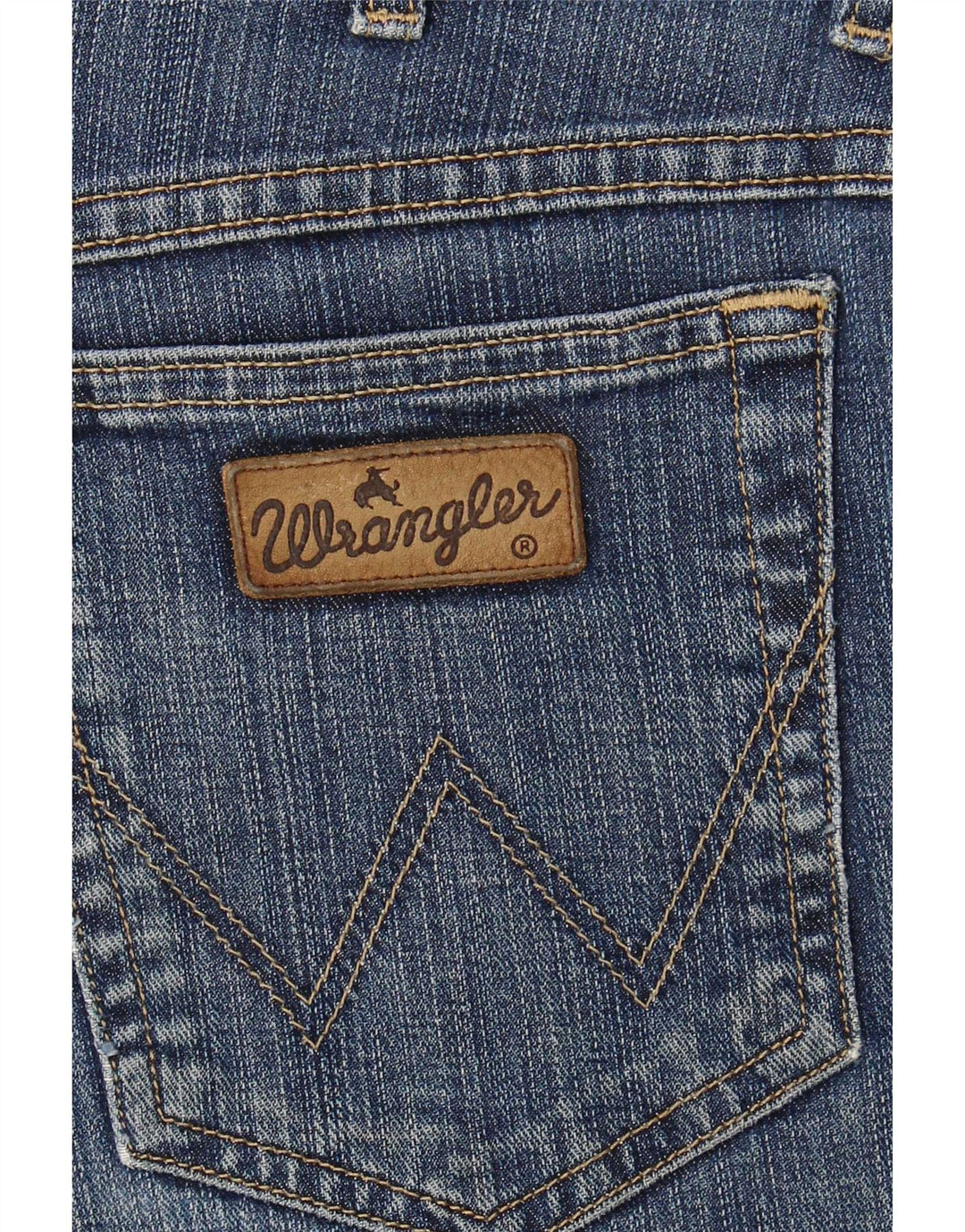 Męskie proste dżinsy Wrangler W32 L30 niebieskie