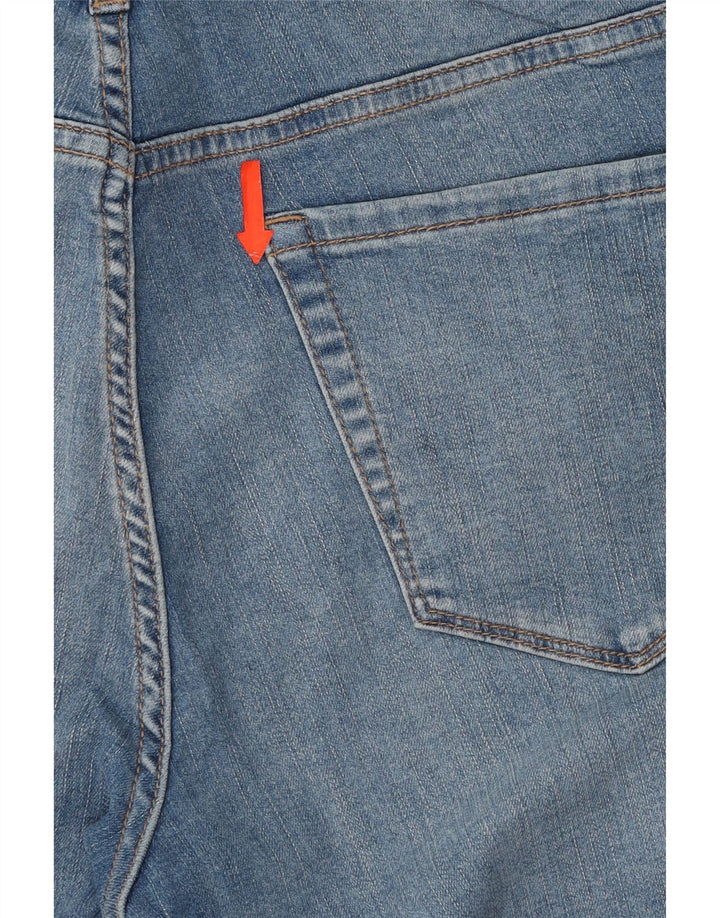 CHAPS Womens Kick Mid Rise Cropped Jeans US 8 Medium W29 L25 Blue Cotton Vintage Chaps and Second-Hand Chaps from Messina Hembry 