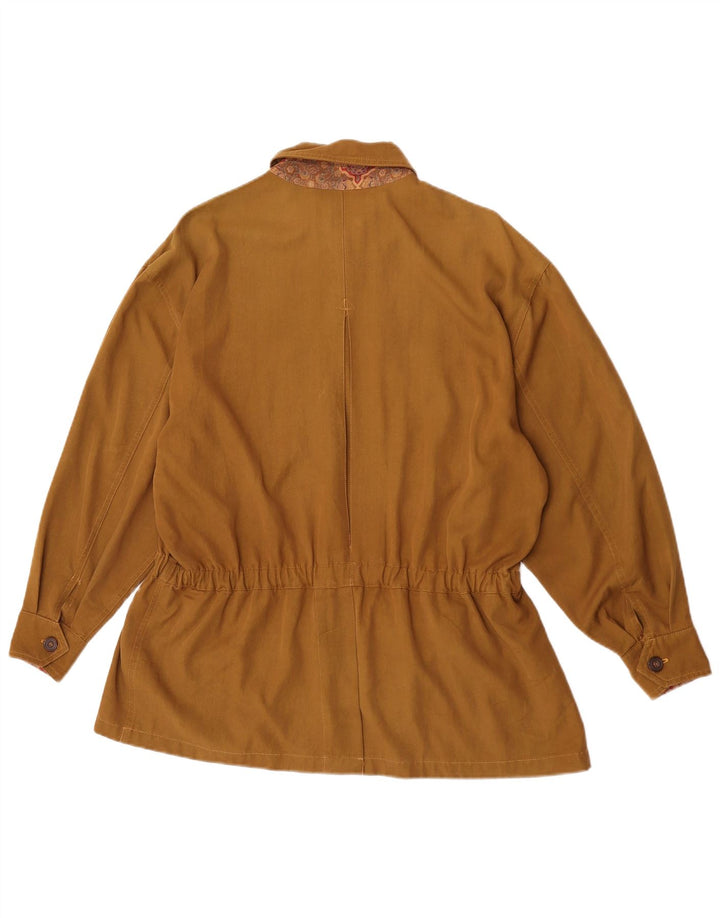 Damska kurtka oversize Jantzen IT 44, średnia wiskoza khaki