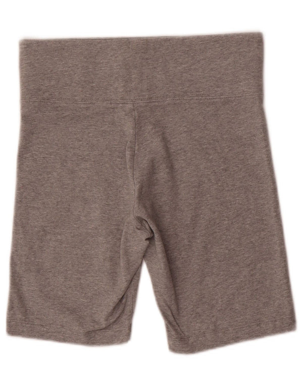 Nike Womens Sport Shorts UK 14 Medium Grey