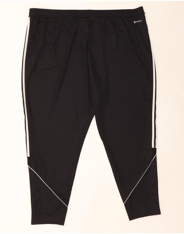 Męskie spodnie dresowe Adidas Aeroready o regularnym kroju, 4XL, czarny poliester