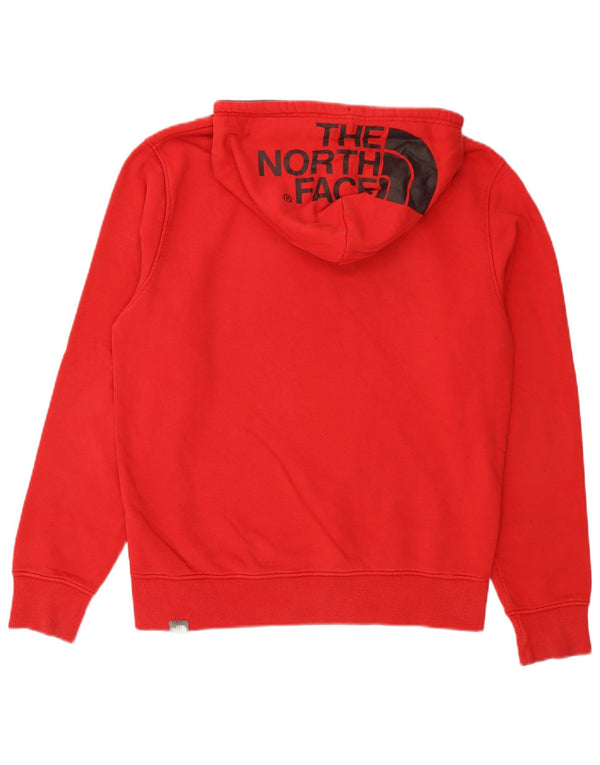 Męski sweter z kapturem THE NORTH FACE w kolorze średnio czerwonym, bawełniany