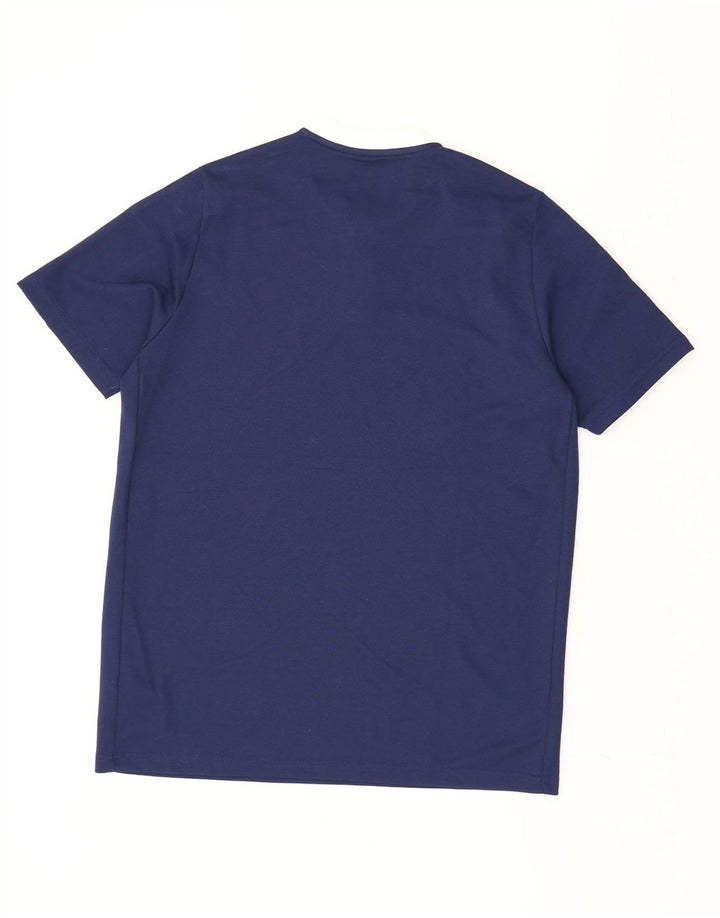 T-shirt męski Adidas Aeroready Top, średni, granatowy, bawełniany