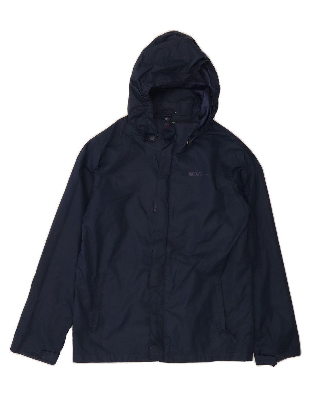 MOUNTAIN WAREHOUSE Boys Hooded Rain Jacket 11-12 Years Navy Blue Polyester Vintage Mountain Warehouse and Second-Hand Mountain Warehouse from Messina Hembry 