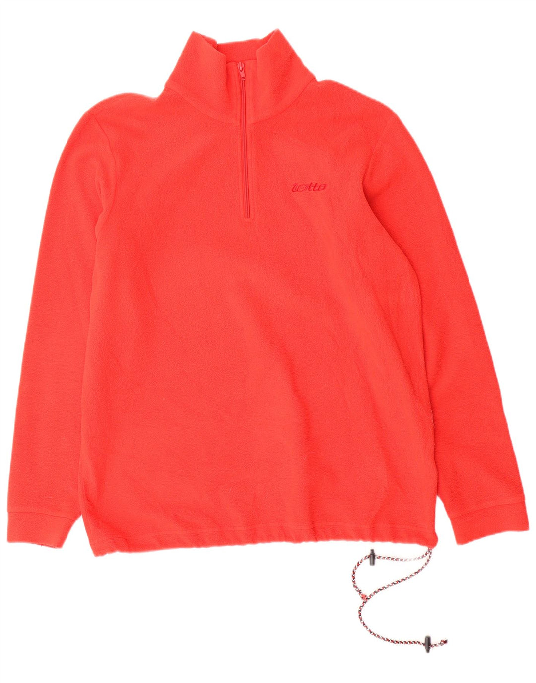 Męski sweter polarowy LOTTO z zamkiem błyskawicznym, średni czerwony