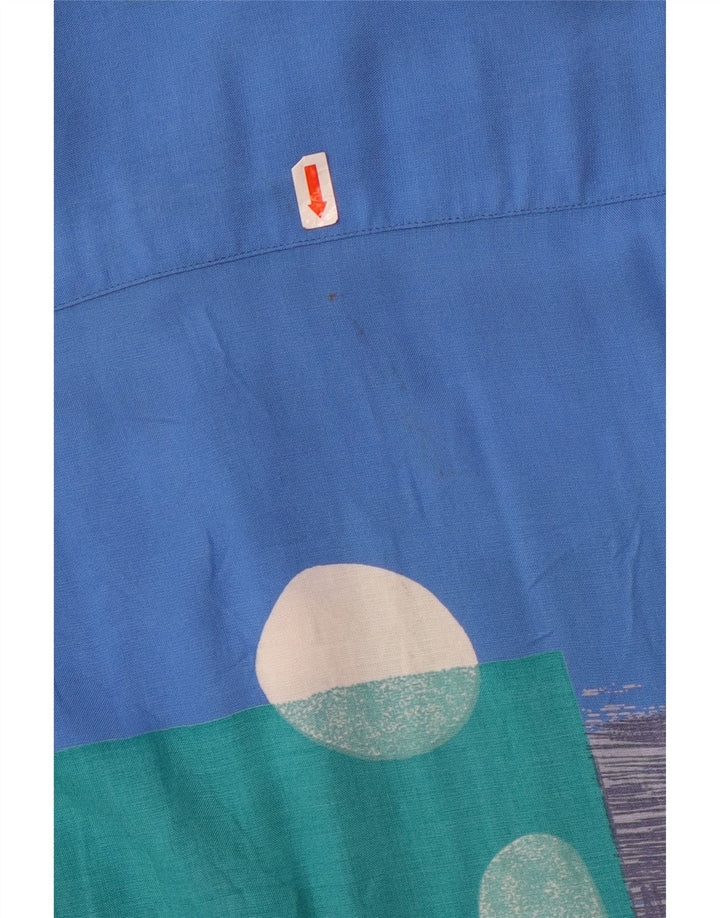 Męska graficzna koszulka z krótkim rękawem Studio Coletti, rozmiar 15 39/40, średni niebieski