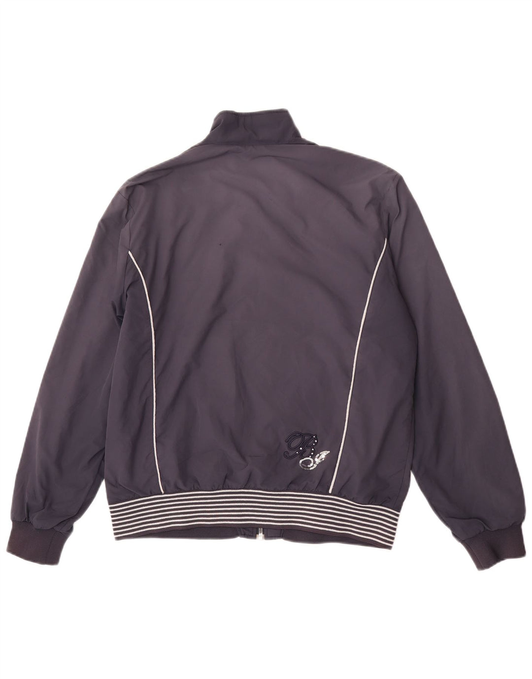 Damska kurtka bomberka Fila UK 18 XL, poliester w granatowe paski