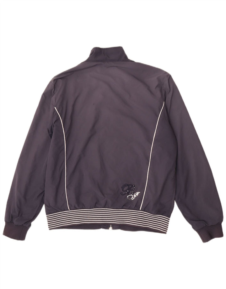 Damska kurtka bomberka Fila UK 18 XL, poliester w granatowe paski