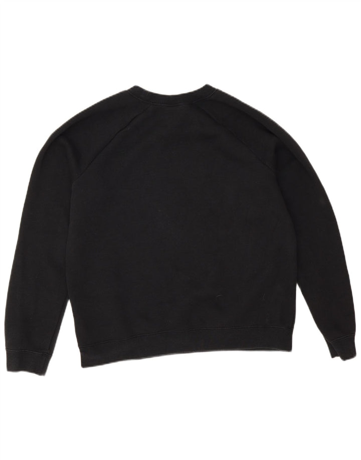 Damska bluza z grafiką Nike, UK 14, średnia czarna bawełna