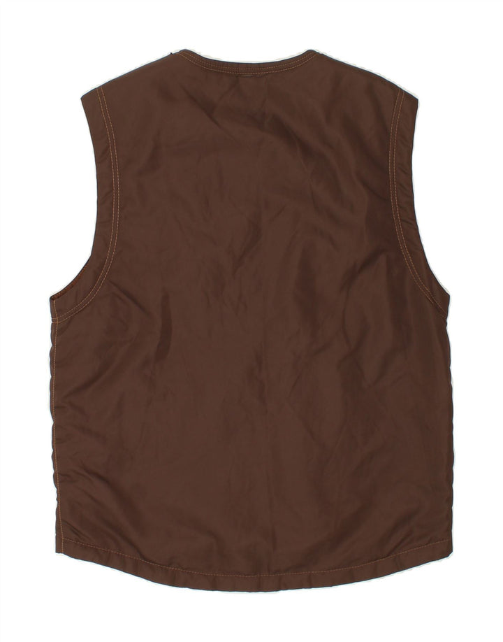 COLMAR Mens Gilet UK 38 Medium Brown Vintage Colmar and Second-Hand Colmar from Messina Hembry 