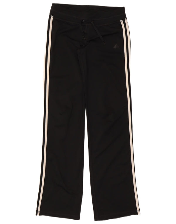 Adidas Womens Tracksuit Trousers UK 10 Small  Black Polyester