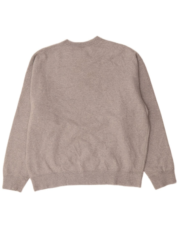 Męska bluza dresowa Nike, duża, szara, bawełniana