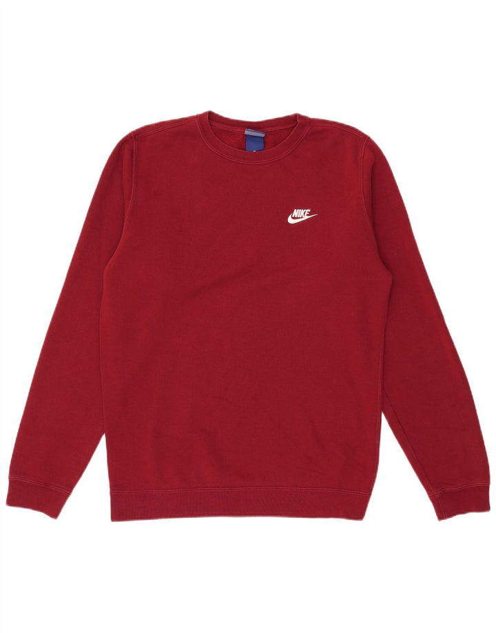 Męska bluza dresowa Nike, mała, czerwona, bawełniana