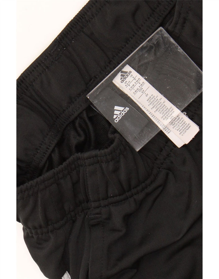 Damskie spodnie dresowe ADIDAS Joggers UK 8/10, małe, czarne, poliestrowe