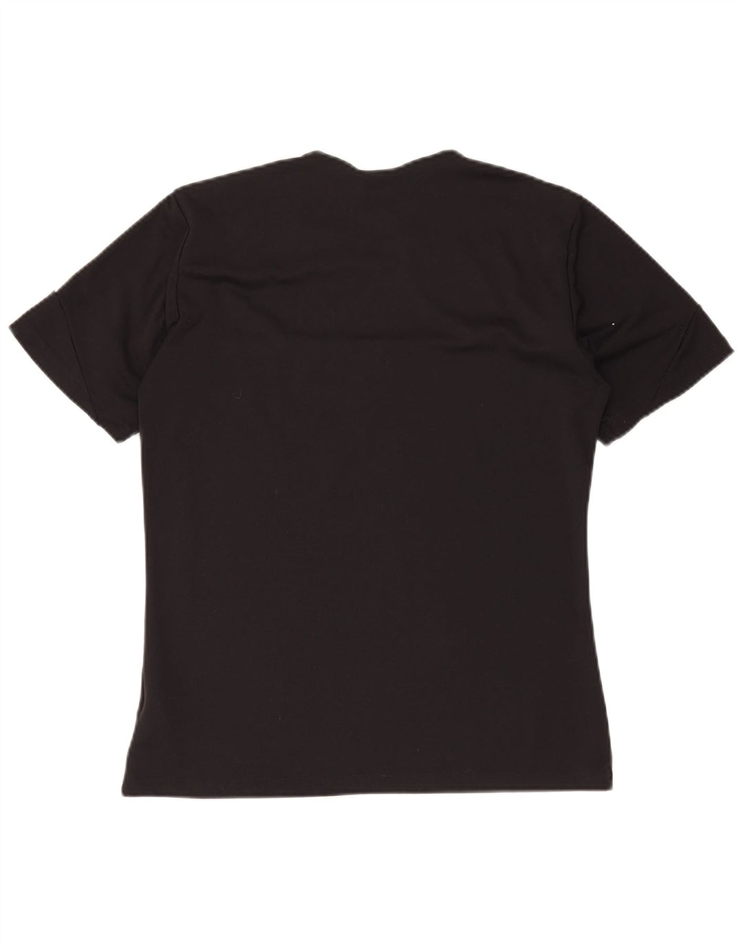 Męski T-shirt ADIDAS Climalite, mały, czarny poliester z blokami kolorów