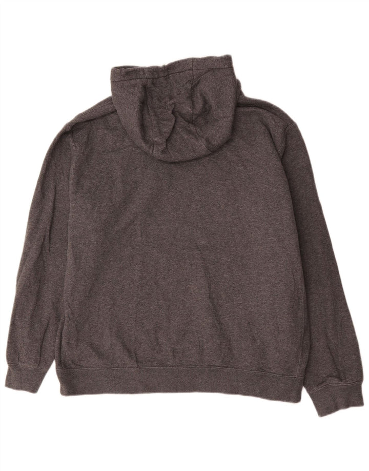 Męski sweter z kapturem Nike, duży, szary, bawełniany