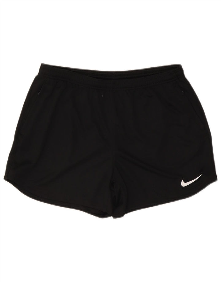 Damskie spodenki sportowe Nike Dri Fit UK 12, średni czarny poliester