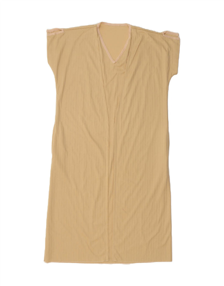 VINTAGE Womens Tent Dress UK 16 Large Beige Vintage Vintage and Second-Hand Vintage from Messina Hembry 