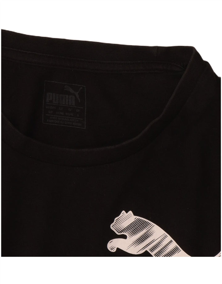 Męska koszulka z grafiką Puma, mała czarna