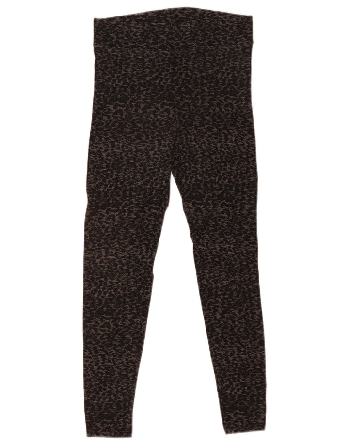 Legginsy damskie Marks & Spencer UK 8, mały, czarny nadruk zwierzęcy