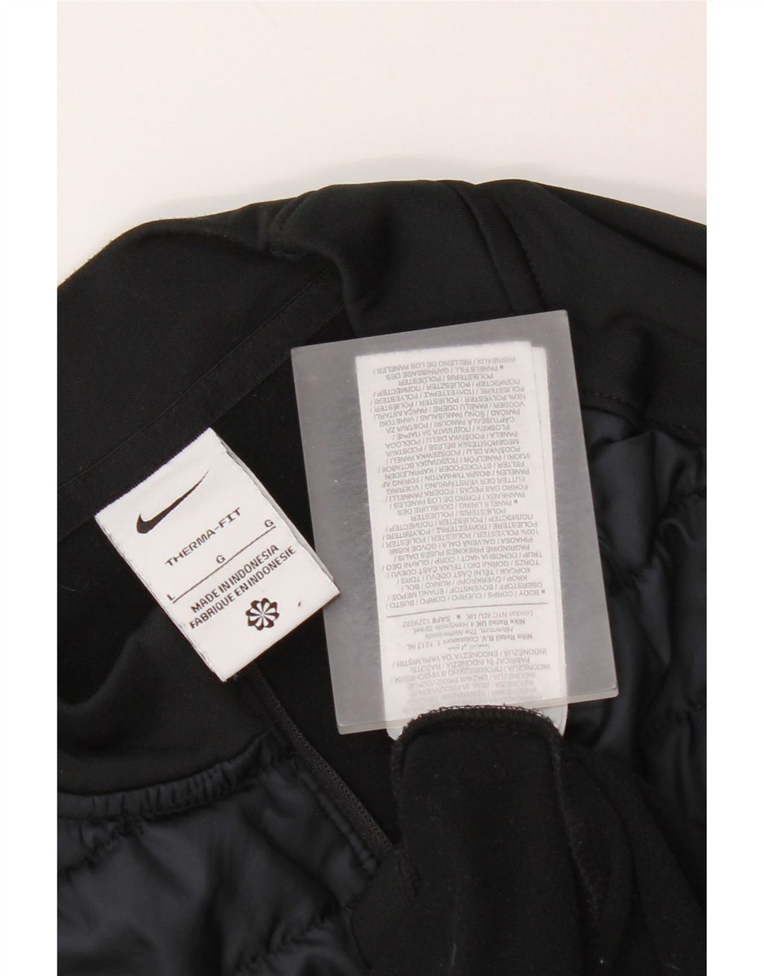 Męski dres Nike Therma-Fit z pulowerem, kolor średnio czarny