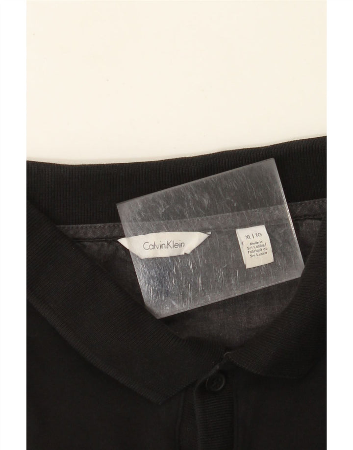 Męska koszulka polo XL CALVIN KLEIN w kolorze czarnym