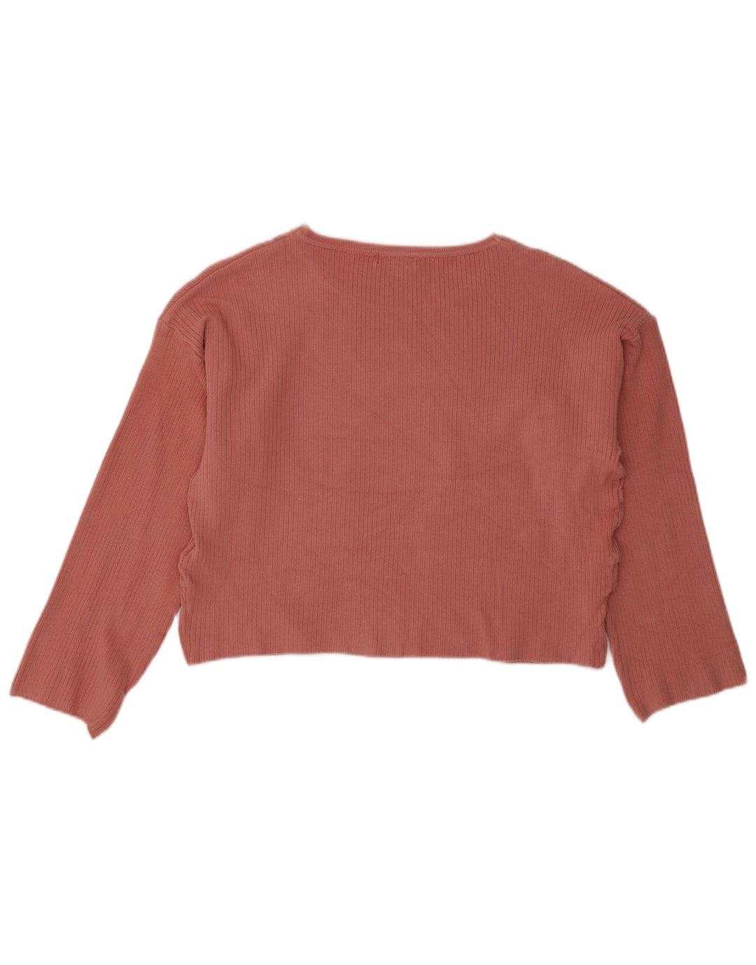Topshop damski top oversize z długim rękawem, UK 10, mały, różowy, akrylowy