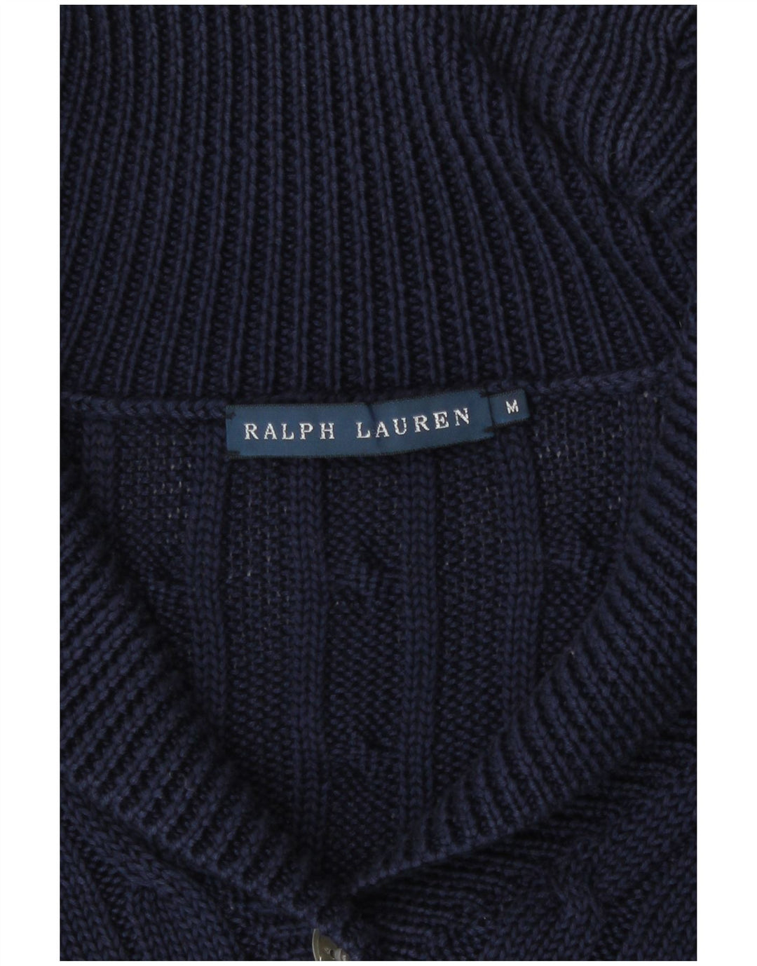 Sweter damski Ralph Lauren UK 14 średni granatowy