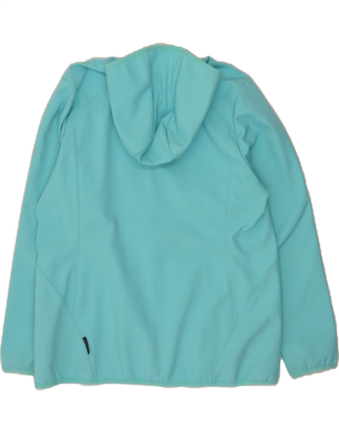 JACK WOLFSKIN Womens Hooded Bomber Jacket UK 18 XL Turquoise Polyester Vintage Jack Wolfskin and Second-Hand Jack Wolfskin from Messina Hembry 