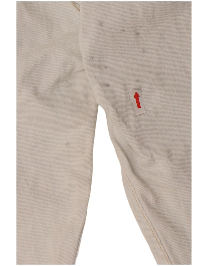 Damskie jeansy Levi's 501 Slim W27 L28 Biała bawełna