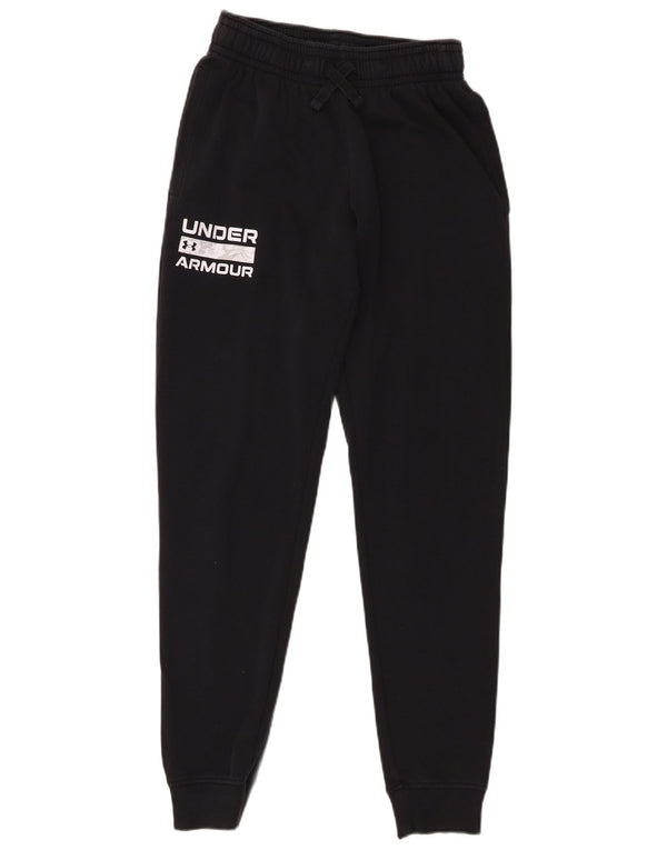 Męskie spodnie dresowe Under Armour Graphic Joggers XS, czarne, bawełniane