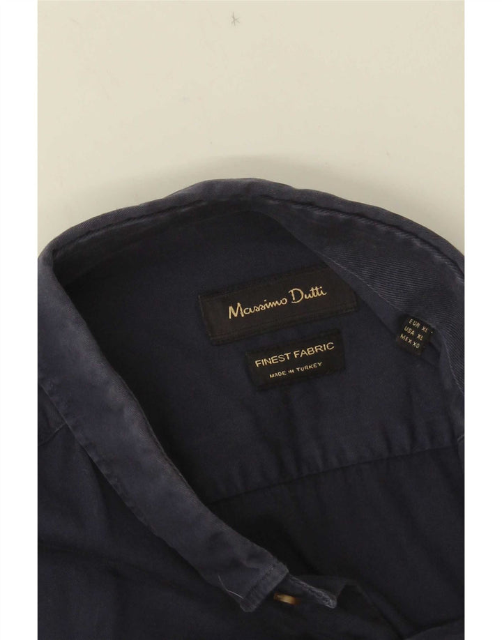 Koszula męska Massimo Dutti XL w kolorze granatowym