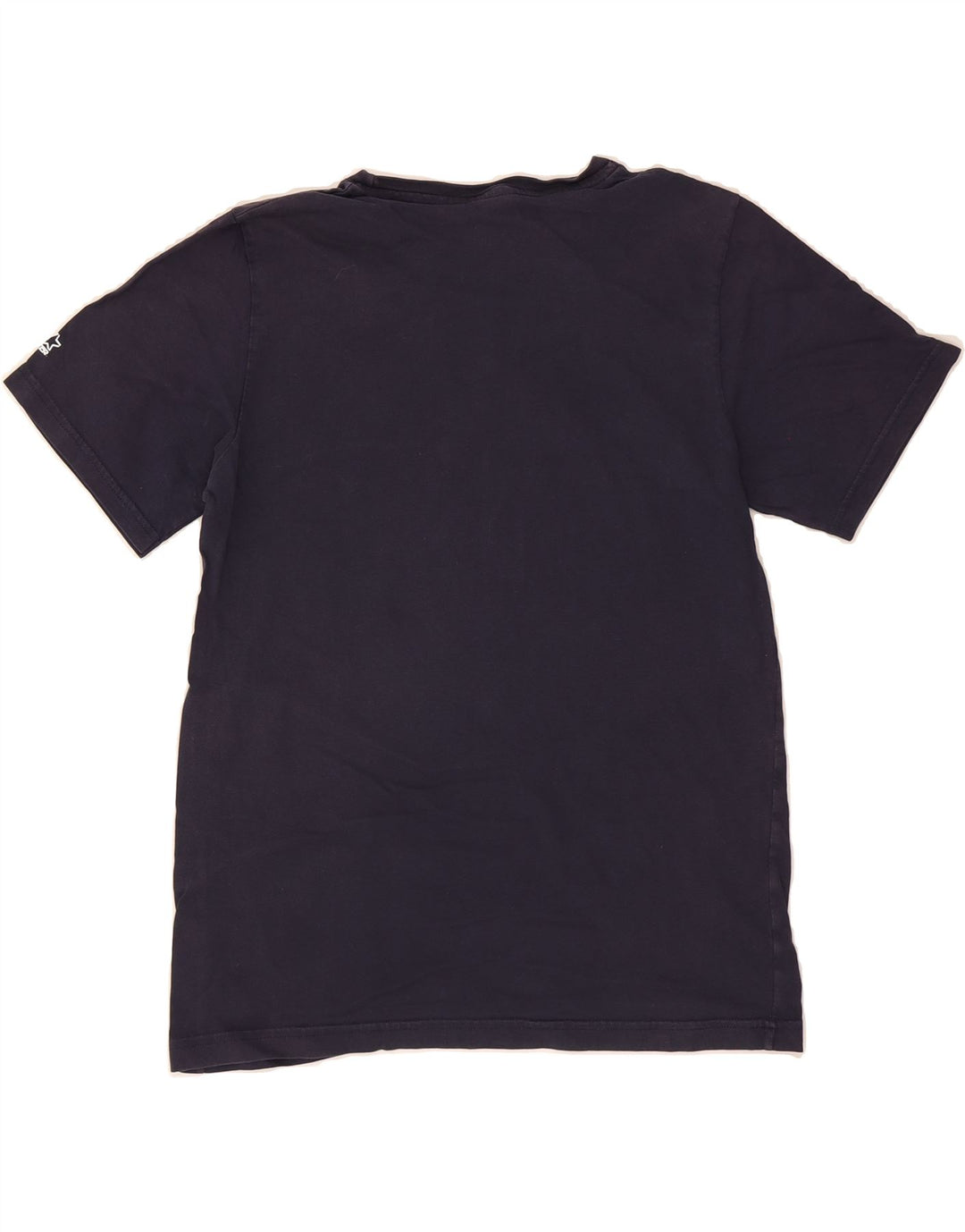 STARTER Mens Graphic T-Shirt Top Small Navy Blue Cotton Vintage Starter and Second-Hand Starter from Messina Hembry 