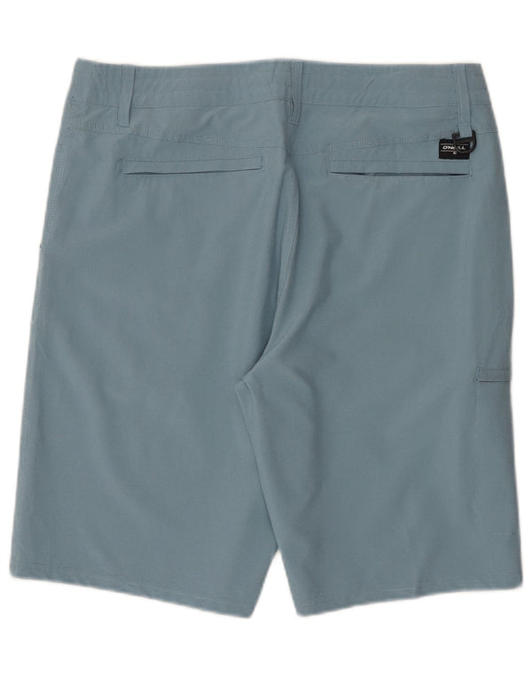O'Neill Mens Cargo Shorts W34 Large Blue Polyester