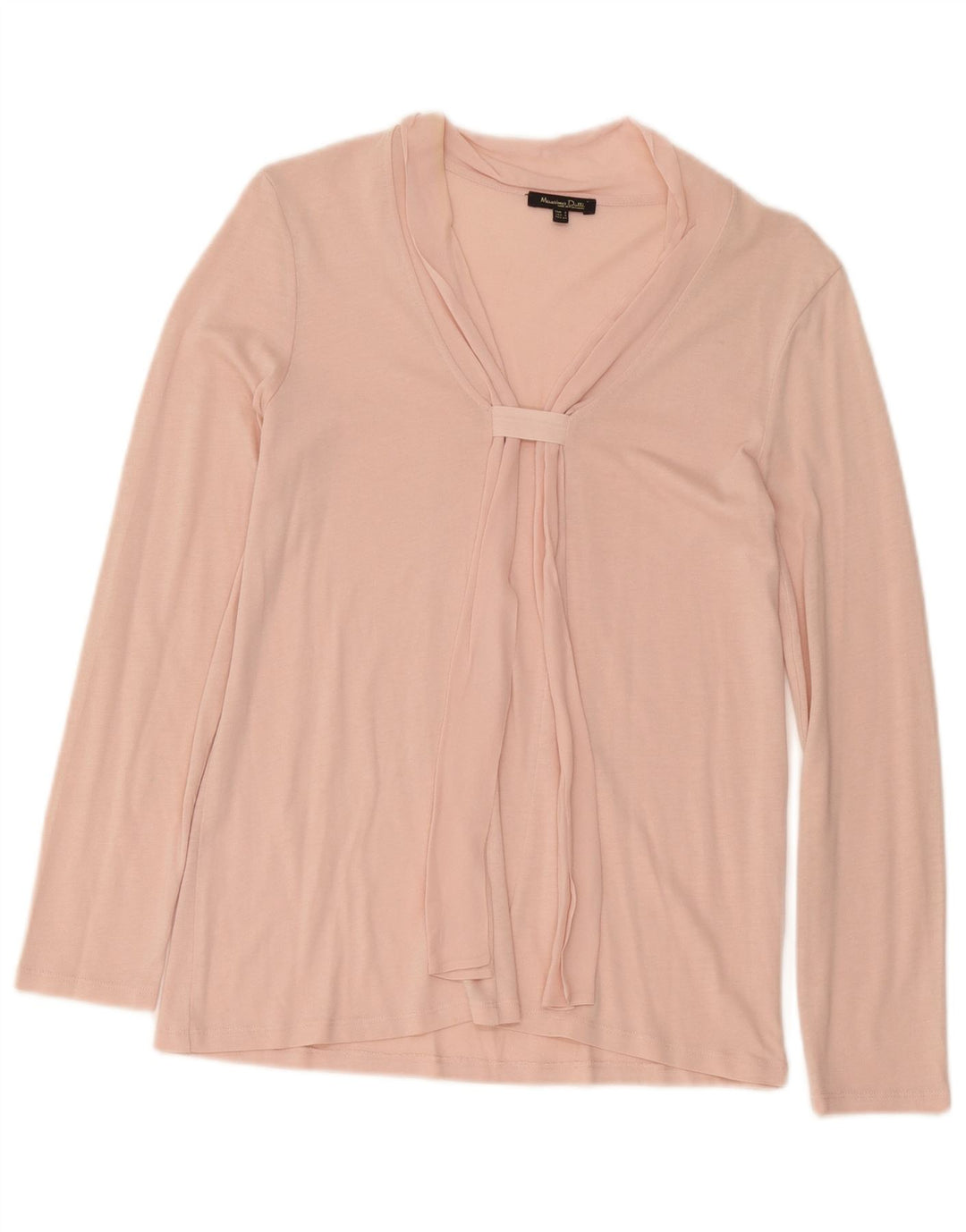 Damska bluzka z długim rękawem Massimo Dutti UK 10 Small Pink