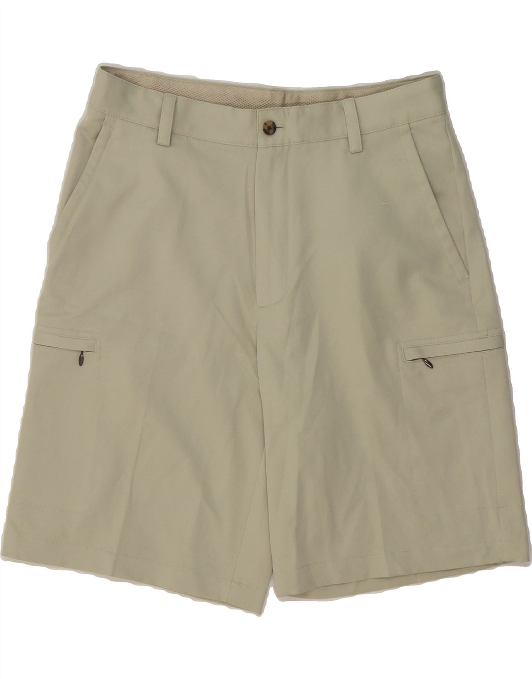 IZOD Mens Golf Cargo Shorts W32 Medium Grey Polyester Vintage Izod and Second-Hand Izod from Messina Hembry 