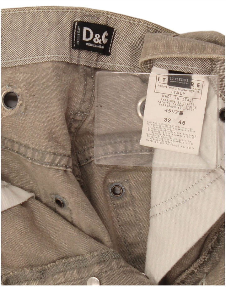 Męskie spodenki jeansowe Dolce & Gabbana W32 Średnioszare, bawełniane