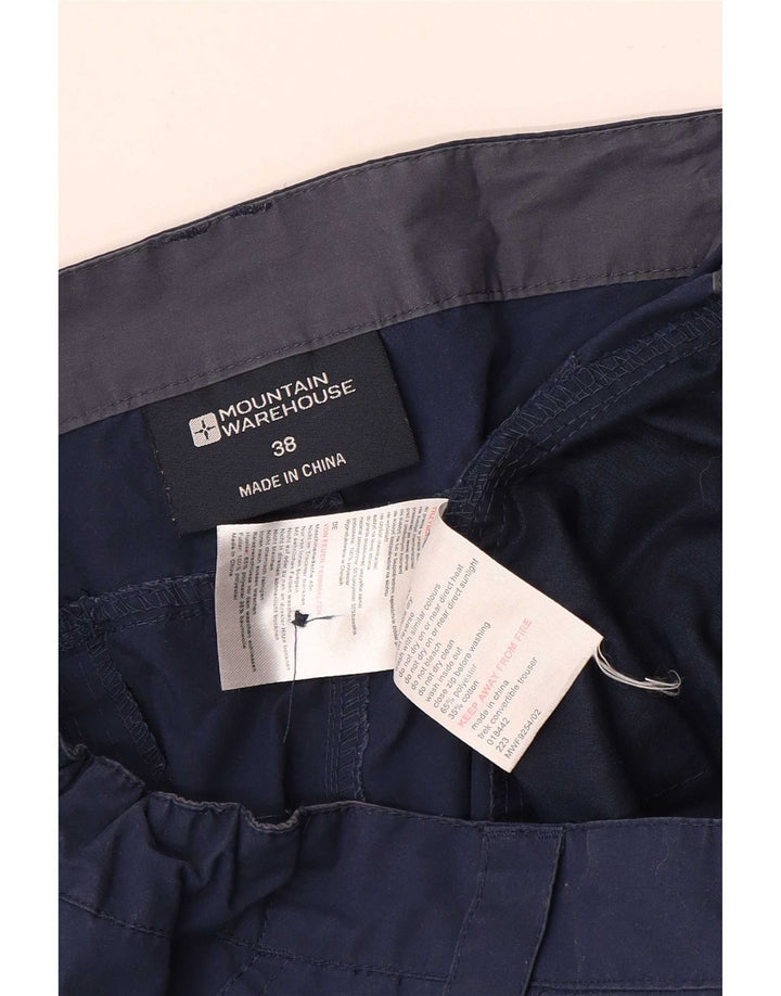 Męskie spodenki cargo Mountain Warehouse XL W38 Granatowy poliester