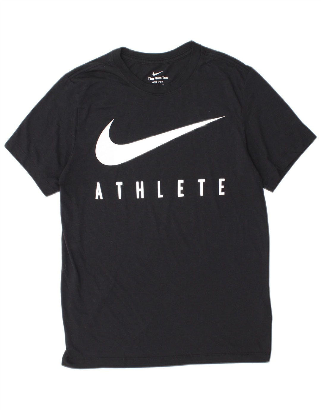 Męski T-shirt z grafiką Nike Dri Fit, mały, czarny poliester