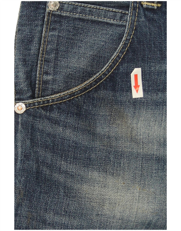 Męskie jeansy Levi's 514 Straight W34 L32 Niebieskie bawełniane