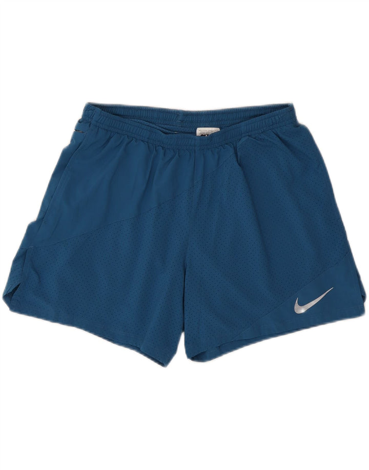 Męskie spodenki sportowe Nike Dri Fit, duże, niebieskie, z poliestru