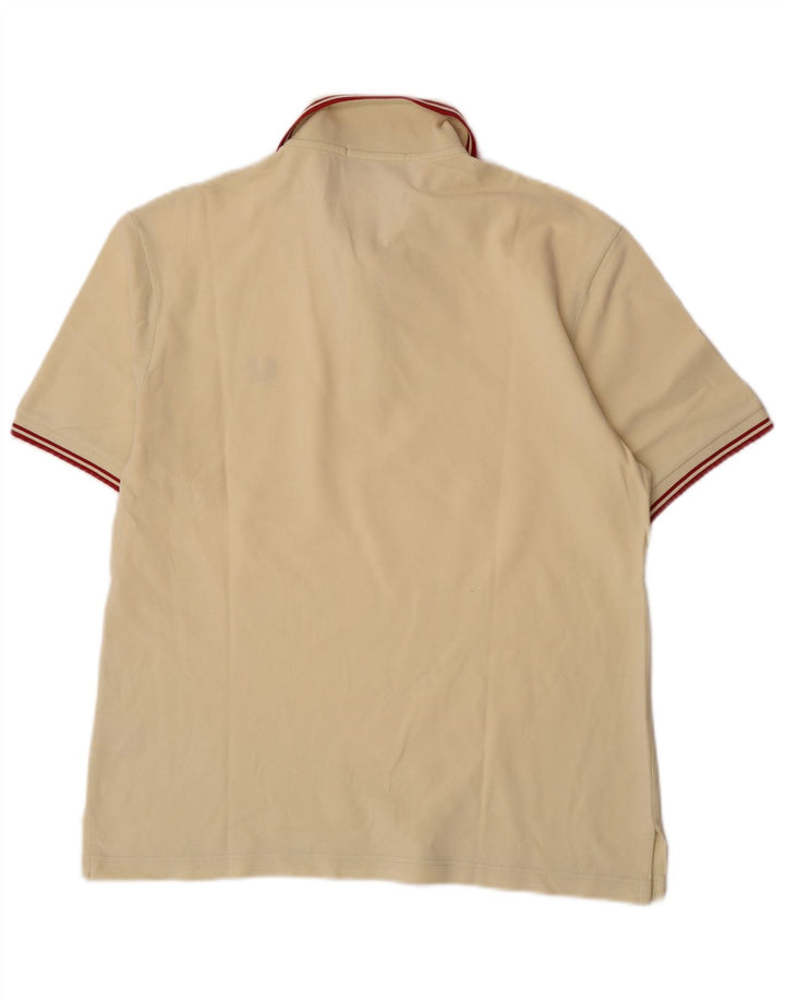 Męska koszulka polo Fred Perry, średnia żółta bawełna