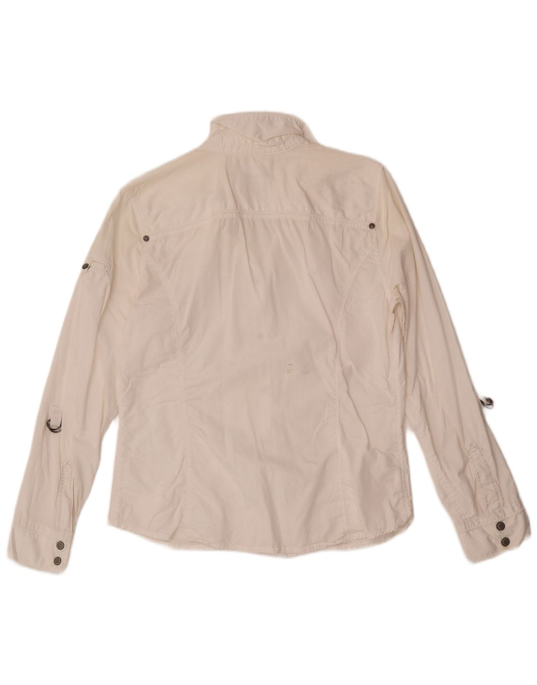 Koszula damska Eddie Bauer UK 14 Średnia biała bawełna